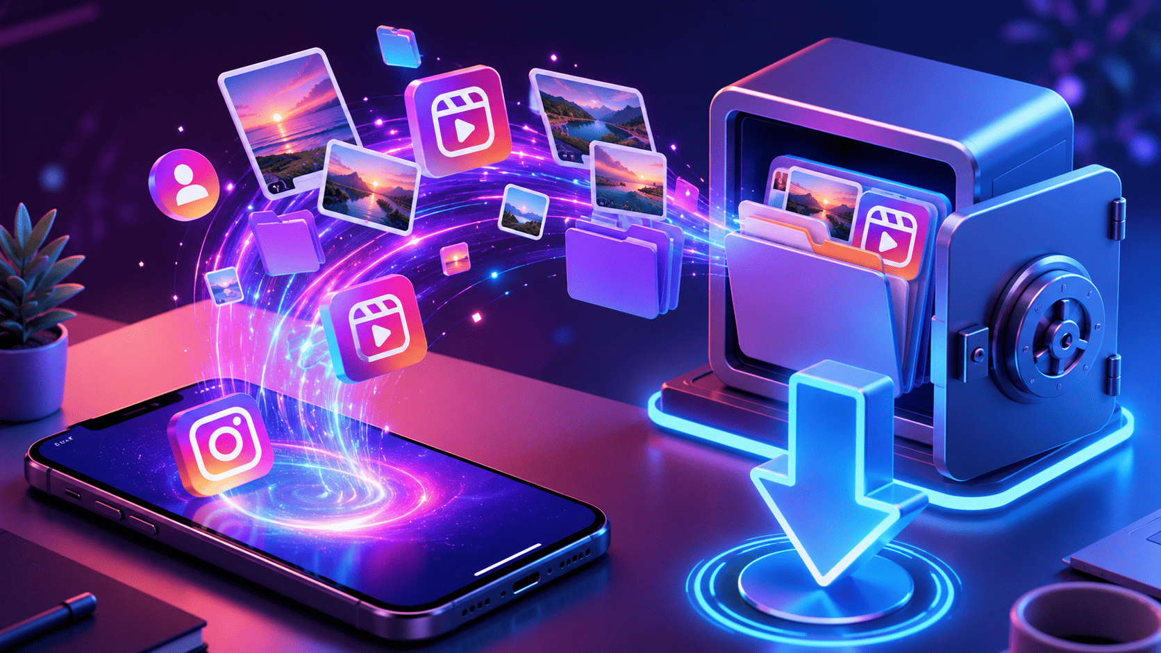 Backup Instagram Reels and photos before deleting account